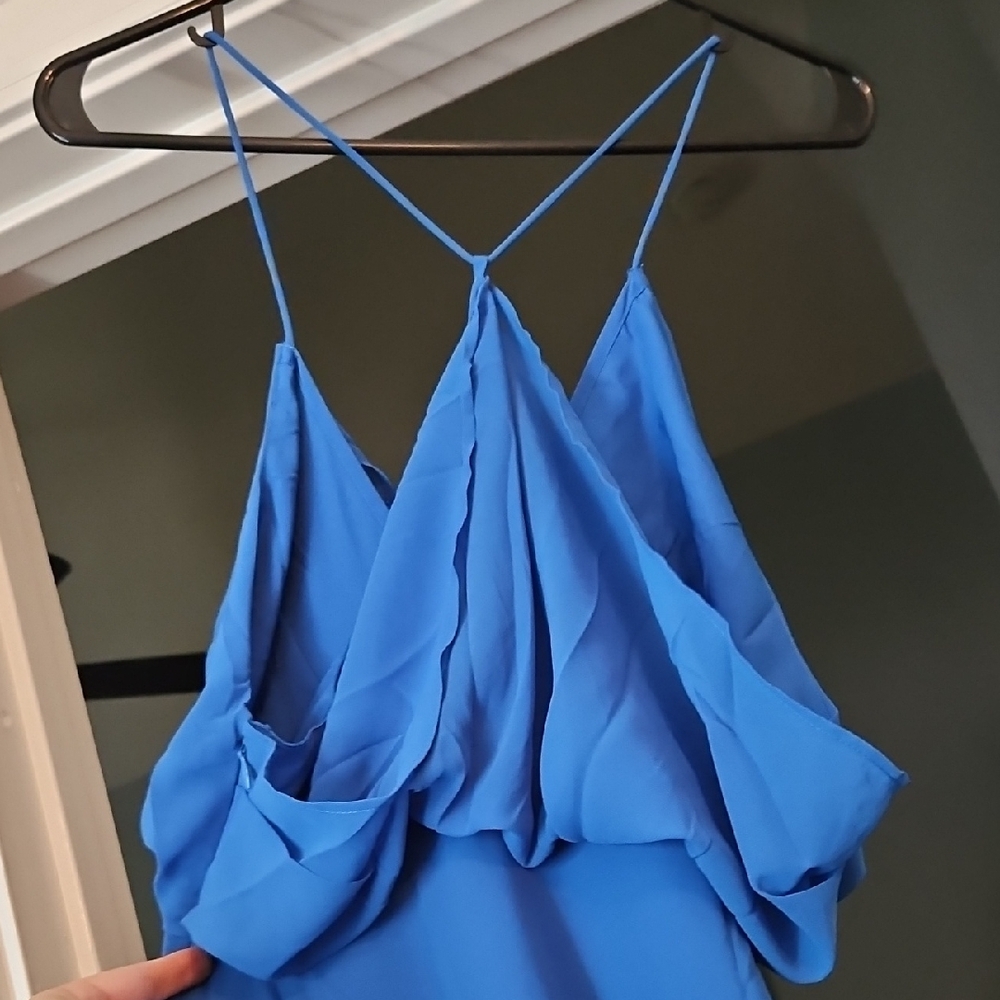 ASOS Cowl Neck Chiffon Maxi Dress - Picture 7 of 8